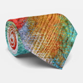 Farbenfrohe, moderne Holzkörnerkleidung #29 Krawatte (Gerollt)