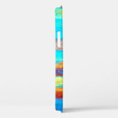 Farbenfrohe, moderne Holzkörnerkleidung #31 Case-Mate iPhone Hülle (Rückseite / Rechts)