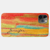 Farbenfrohe, moderne Holzkörnerkleidung Case-Mate iPhone Hülle (Rückseite (Horizontal))