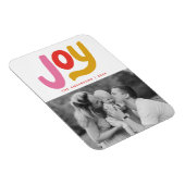 Farbenfrohe moderne Joliday Foto Magnet (Rechte Seite)