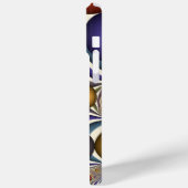 Farbenfrohe moderne Kunst des Abstrakten Fraktals Case-Mate iPhone Hülle (Rückseite / Links)