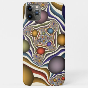 Farbenfrohe moderne Kunst des Abstrakten Fraktals Case-Mate iPhone Hülle
