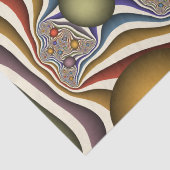 Farbenfrohe moderne Kunst des Abstrakten Fraktals Seidenpapier (Detail)