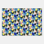 Farbenfrohe Moderne Kunst Geschenkpapier Set (Vorderseite 3)