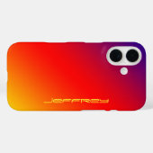 Farbenfrohe moderne, lebendige Regenbogen, Persona Case-Mate iPhone Hülle (Rückseite (Horizontal))