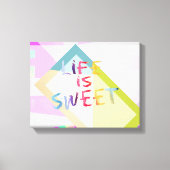 farbenfrohe, moderne Leinwand (Vorderseite)