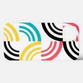 Farbenfrohe, moderne, lustige, fröhliche geometris Case-Mate iPhone hülle (Rückseite (Horizontal))