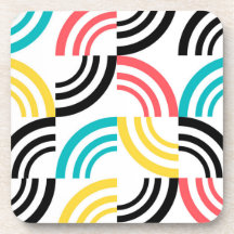 Farbenfrohe, moderne, lustige, fröhliche geometris