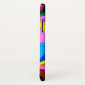 Farbenfrohe moderne mehrfarbige geometrische Geome Case-Mate iPhone Hülle (Hinten/Rechts)