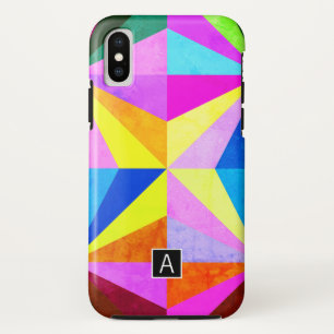 Farbenfrohe moderne mehrfarbige geometrische Geome Case-Mate iPhone Hülle