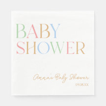 Farbenfrohe moderne Minimal Minimalistische Babydu