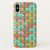 Farbenfrohe moderne moderne geometrische Fischskal Case-Mate iPhone Hülle (Rückseite)