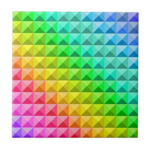 Farbenfrohe, moderne Mosaikfliesen Fliese