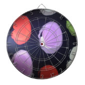 Farbenfrohe moderne Muster Polka Dot Art Printing Dartscheibe (vorne)