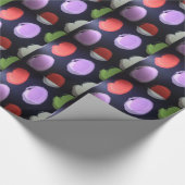 Farbenfrohe moderne Muster Polka Dot Art Printing Geschenkpapier (Ecke)