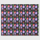 Farbenfrohe moderne Muster Polka Dot Art Printing Geschenkpapier (Flach)