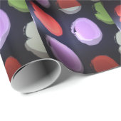 Farbenfrohe moderne Muster Polka Dot Art Printing Geschenkpapier (Rolleneckpunkt)