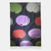 Farbenfrohe moderne Muster Polka Dot Art Printing Küchentuch (Vertikal)