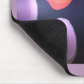 Farbenfrohe moderne Muster Polka Dot Art Printing Mousepad (Ecke)