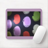 Farbenfrohe moderne Muster Polka Dot Art Printing Mousepad (Mit Mouse)