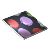 Farbenfrohe moderne Muster Polka Dot Art Printing Notizblock (angewinkelt)