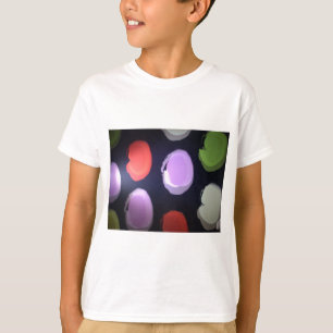 Farbenfrohe moderne Muster Polka Dot Art Printing T-Shirt