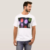 Farbenfrohe moderne Muster Polka Dot Art Printing T-Shirt (Vorne ganz)