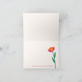 Farbenfrohe Moderne Niedlich danke ich Ihnen (Innenseite)