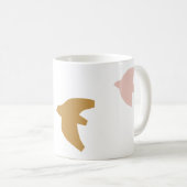 Farbenfrohe moderne nordische Birnen Kaffee-Tasse Kaffeetasse (VorderseiteRechts)