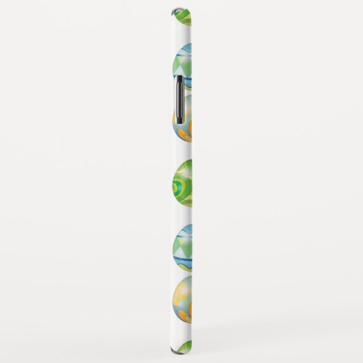 Farbenfrohe moderne Ostereier Muster | Urlaub Case-Mate iPhone Hülle (Hinten/Rechts)