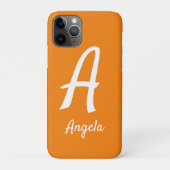 Farbenfrohe moderne Personalisierung des Anfangsna Case-Mate iPhone Hülle (Rückseite)