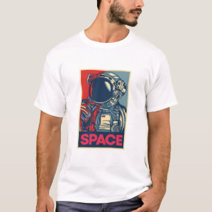Farbenfrohe moderne Raumfahrt T-Shirt