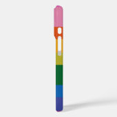 Farbenfrohe moderne Regenbogenstreifen - Personali Case-Mate iPhone Hülle (Rückseite / Links)