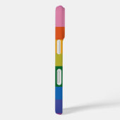 Farbenfrohe moderne Regenbogenstreifen - Personali Case-Mate iPhone Hülle (Rückseite / Rechts)