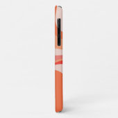 Farbenfrohe, moderne Retrowellen Case-Mate iPhone Hülle (Hinten/Links)
