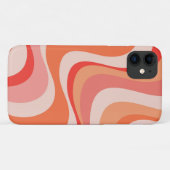 Farbenfrohe, moderne Retrowellen Case-Mate iPhone Hülle (Rückseite (Horizontal))