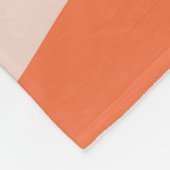 Farbenfrohe, moderne Retrowellen Fleecedecke (Ecke)
