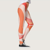 Farbenfrohe, moderne Retrowellen Leggings (Rechts)