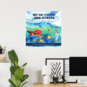 Farbenfrohe, moderne Schutzvorkehrungen für das Le Poster (Heimbüro)