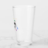 Farbenfrohe, moderne, spielerische Gestaltung der Glas (Links)