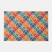 Farbenfrohe moderne Stilelemente aus dem Mittelalt Fußmatte (Vorderseite)