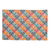 Farbenfrohe moderne Stilelemente aus dem Mittelalt Kissenbezug (Rückseite-Links)