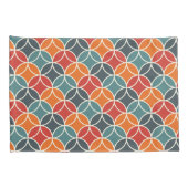 Farbenfrohe moderne Stilelemente aus dem Mittelalt Kissenbezug (Rückseite-Rechts)