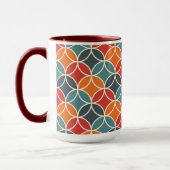 Farbenfrohe moderne Stilelemente aus dem Mittelalt Tasse (Links)