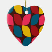 Farbenfrohe, moderne, trendige, urbane Blume Keramik Ornament (Rechts)