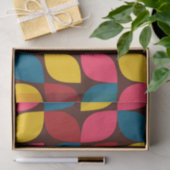 Farbenfrohe, moderne, trendige, urbane Blume Seidenpapier (Geschenk)