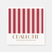 Farbenfrohe, moderne und individuell gestaltete Ge Serviette (Vorderseite)