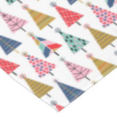 Farbenfrohe moderne Urlaubsmuster Tischdecke (Schrägansicht)