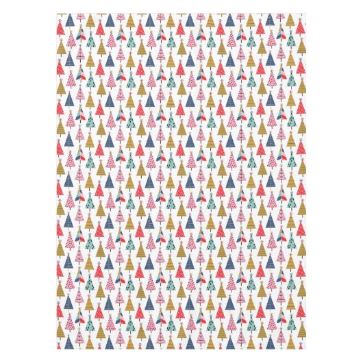 Farbenfrohe moderne Urlaubsmuster Tischdecke (Vorderseite)