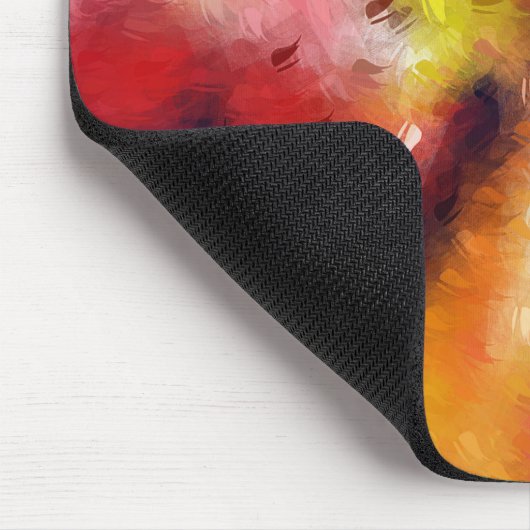 Farbenfrohe moderne Vorlage Abstrakte Kunst, Dicht Mousepad (Ecke)